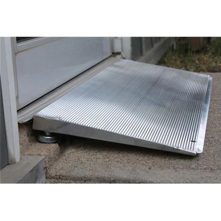 PRAIRIE VIEW INDUSTRIES Prairie View Industries 12 in x 32 in Adjustable Threshold Wheelchair Ramp 800 lb. Weight Capacity  1 in - 2 in Rise ATH1232